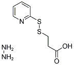 3-(2-PYRIDYLDITHIO)PROPIONIC ACID HYDRAZINE Struktur