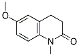 6-METHOXY-1-METHYL-3,4-DIHYDRO-1H-QUINOLIN-2-ONE Struktur