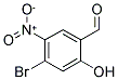 4-BROMO-2-HYDROXY-5-NITRO-BENZALDEHYDE Struktur