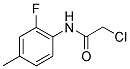 2-CHLORO-N-(2-FLUORO-4-METHYLPHENYL)ACETAMIDE Struktur