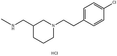 ((1-[2-(4-CHLOROPHENYL)ETHYL]PIPERIDIN-3-YL)-METHYL)METHYLAMINE DIHYDROCHLORIDE Struktur