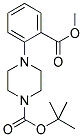 1-BOC-4-(2-METHOXYCARBONYLPHENYL)PIPERAZINE Struktur