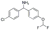 (4-CHLOROPHENYL)[4-(DIFLUOROMETHOXY)PHENYL]METHYLAMINE Struktur