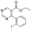 ETHYL-4-(2-IODOPHENYL) PYRIMIDINE-5-CARBOXYLATE Struktur