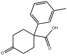 4-OXO-1-M-TOLYLCYCLOHEXANECARBOXYLIC ACID Struktur