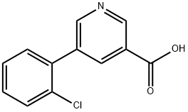 5-(2-CHLOROPHENYL)NICOTINIC ACID Struktur