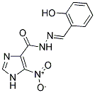 N'-[(1E)-(2-HYDROXYPHENYL)METHYLENE]-5-NITRO-1H-IMIDAZOLE-4-CARBOHYDRAZIDE Struktur