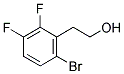 6-BROMO-2,3-DIFLUOROBENZENEETHANOL Struktur