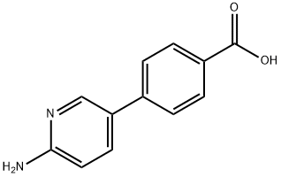 4-(6-AMINO-PYRIDIN-3-YL)-BENZOIC ACID Struktur