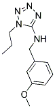 N-(3-METHOXYBENZYL)-1-PROPYL-1H-TETRAZOL-5-AMINE Struktur