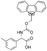 (S)-[(9H-FLUOREN-9-YLMETHOXYCARBONYLAMINO)]-M-TOLYL-ACETIC ACID Struktur