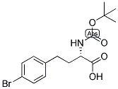 (S)-4-(4-BROMO-PHENYL)-2-TERT-BUTOXYCARBONYLAMINO-BUTYRIC ACID Struktur