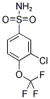 3-CHLORO-4-(TRIFLUOROMETHOXY)BENZENESULPHONAMIDE Struktur