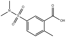 5-[(DIMETHYLAMINO)SULFONYL]-2-METHYLBENZOIC ACID Struktur