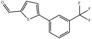 5-(3-TRIFLUOROMETHYL-PHENYL)-THIOPHENE-2-CARBALDEHYDE Struktur