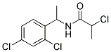 2-CHLORO-N-[1-(2,4-DICHLOROPHENYL)ETHYL]PROPANAMIDE Struktur