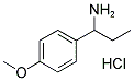 1-(4-METHOXY-PHENYL)-PROPYLAMINEHYDROCHLORIDE Struktur