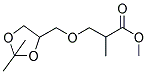 3-(2,2-DIMETHYL-[1,3]DIOXOLAN-4-YLMETHOXY)-2-METHYL-PROPIONIC ACID METHYL ESTER Struktur