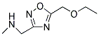 [5-(ETHOXYMETHYL)-1,2,4-OXADIAZOL-3-YL]-N-METHYLMETHANAMINE Struktur