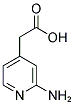 2-AMINO-4-PYRIDINE ACETIC ACID Struktur