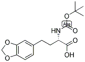 (S)-4-BENZO[1,3]DIOXOL-5-YL-2-TERT-BUTOXYCARBONYLAMINO-BUTYRIC ACID Struktur