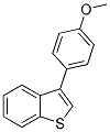 3-(4-METHOXYPHENYL)-1-BENZOTHIOPHENE Struktur