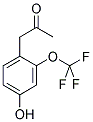 (4-HYDROXY-2-(TRIFLUOROMETHOXY)PHENYL)ACETONE Struktur