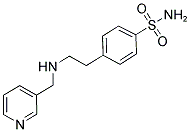 4-(2-((PYRIDIN-3-YLMETHYL)AMINO)ETHYL)BENZENESULFONAMIDE Struktur