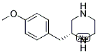 (R)-2-(4-METHOXY-BENZYL)-PIPERAZINE Struktur