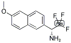 (1R)-2,2,2-TRIFLUORO-1-(6-METHOXY(2-NAPHTHYL))ETHYLAMINE Struktur