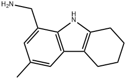 C-(3-METHYL-6,7,8,9-TETRAHYDRO-5H-CARBAZOL-1-YL)-METHYLAMINE Struktur