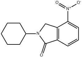 2-CYCLOHEXYL-4-NITRO-1-ISOINDOLINONE Struktur