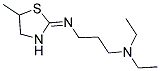 N,N-DIETHYL-N'-(5-METHYL-THIAZOLIDIN-2-YLIDENE)-PROPANE-1,3-DIAMINE Struktur