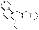 N-((2-ETHOXY-1-NAPHTHYL)METHYL)-N-(TETRAHYDROFURAN-2-YLMETHYL)AMINE Struktur