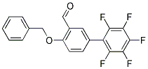 4-(BENZYLOXY)-2',3',4',5',6'-PENTAFLUORO[1,1'-BIPHENYL]-3- CARBALDEHYDE Struktur