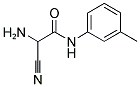 2-AMINO-2-CYANO-N-M-TOLYL-ACETAMIDE Struktur