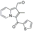 2-METHYL-3-(THIOPHENE-2-CARBONYL)-INDOLIZINE-1-CARBALDEHYDE Struktur