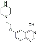 6-(2-PIPERAZIN-1-YL-ETHOXY)-QUINAZOLIN-4-OL Struktur