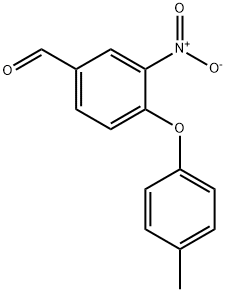 4-(4-METHYLPHENOXY)-3-NITROBENZENECARBALDEHYDE Struktur