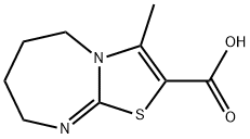 3-METHYL-5,6,7,8-TETRAHYDRO-THIAZOLO[3,2-A][1,3]-DIAZEPINE-2-CARBOXYLIC ACID Struktur