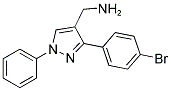 [3-(4-BROMOPHENYL)-1-PHENYL-1H-PYRAZOL-4-YL]METHYLAMINE Struktur