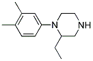 2-ETHYL-1-(3,4-DIMETHYLPHENYL)PIPERAZINE Struktur