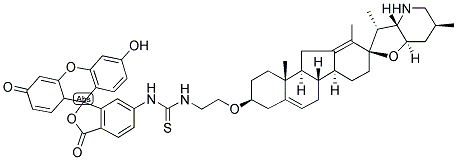 FLUORESCEINYL CYCLOPAMINE Struktur