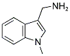 1-METHYL-1H-INDOLE-3-METHYLAMINE Struktur