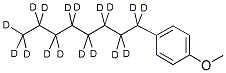 4-N-OCTYL-D17-ANISOLE Struktur