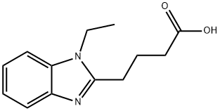 4-(1-ETHYL-1H-BENZOIMIDAZOL-2-YL)-BUTYRIC ACID Struktur