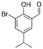 3-BROMO-2-HYDROXY-5-ISOPROPYL-BENZALDEHYDE Struktur