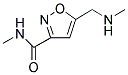 N-METHYL-5-[(METHYLAMINO)METHYL]-3-ISOXAZOLECARBOXAMIDE Struktur