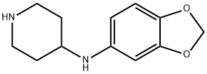 BENZO[1,3]DIOXOL-5-YL-PIPERIDIN-4-YL-AMINE Struktur