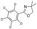 2-PHENYL-D5-4,4-DIMETHYL-4,5-DIHYDROOXAZOLE Struktur